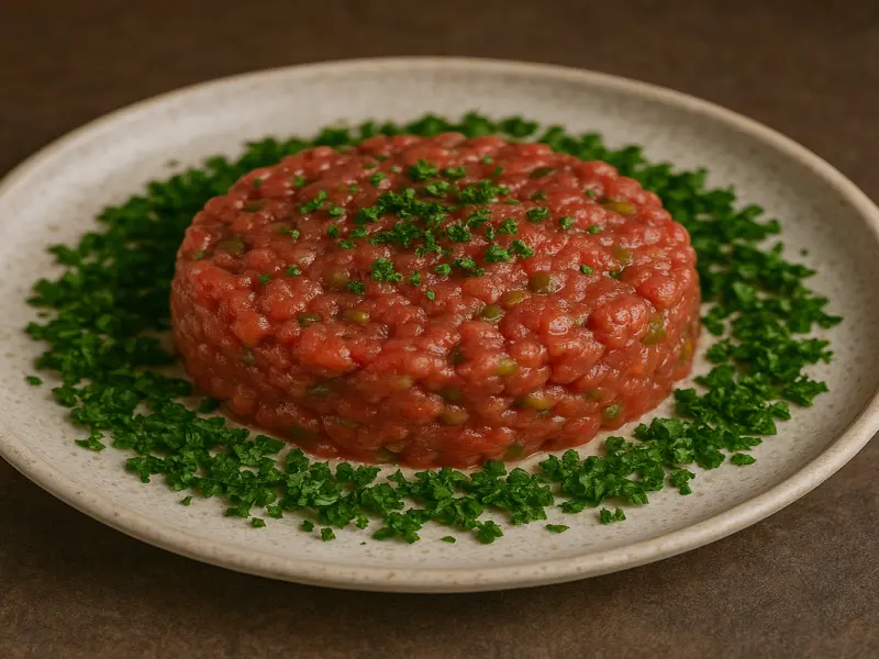 Tartare de bœuf classique